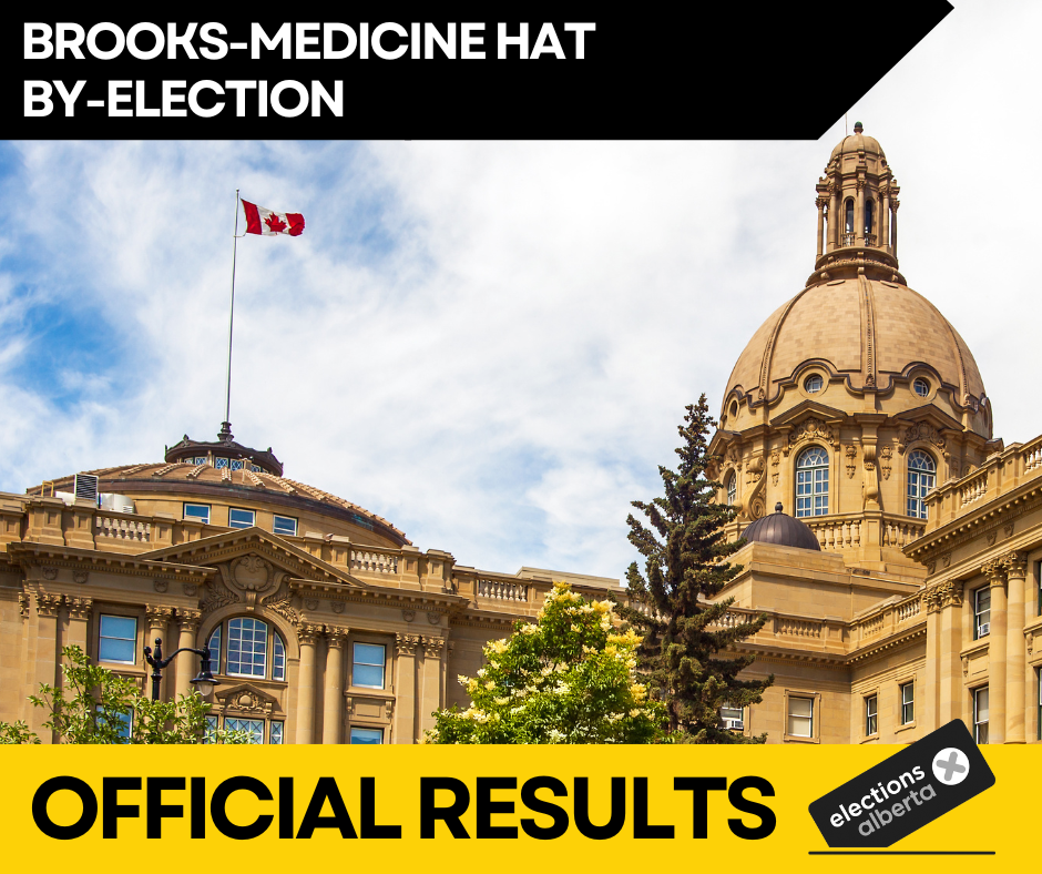 Official Results for BrooksMedicine Hat ByElection Elections Alberta
